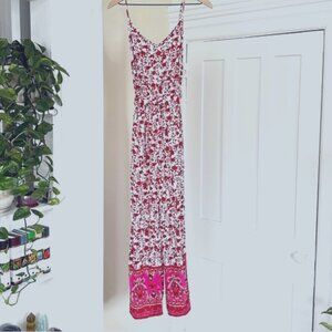 Floral Wide Leg Jumpsuit